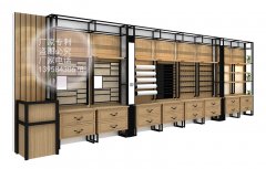 边柜槽板端木货架优品店货架厂家直销名创优品货架
