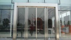 亦庄玻璃门优惠安装大兴区自动门蹭地维修