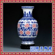 陶瓷花瓶摆件供应 颜色釉小花瓶礼品景德镇花瓶
