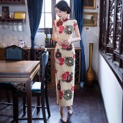 珍爱一生中国古代传统旗袍中高档品牌女装石井批发进货