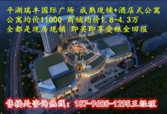 今日头条详细解读：嘉兴平湖瑞丰商业广场的包租政策