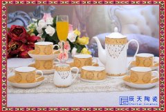 陶瓷咖啡杯套装家用欧式咖啡具文艺下午茶红茶具一杯一碟一勺