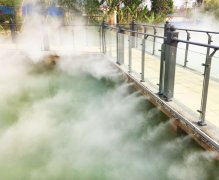 水云间人工雾森景观制作，园林别墅喷雾造雾设备施工安装